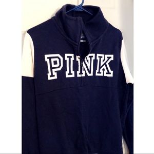 Victoria’s Secret Pink Half Zip Hoodie